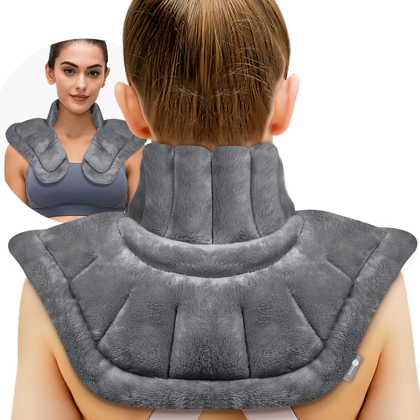 Microwave Heating Pad for Neck Shoulders and Back Pain Relief with Moist Heat...