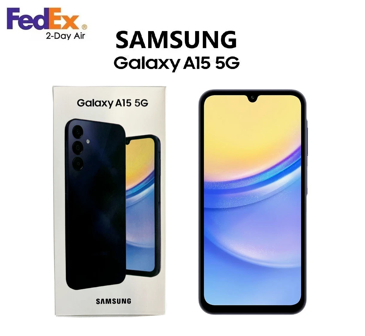 Brand New Sealed Samsung Galaxy A15 5G 128GB/64GB Factory Unlocked - Blue Black