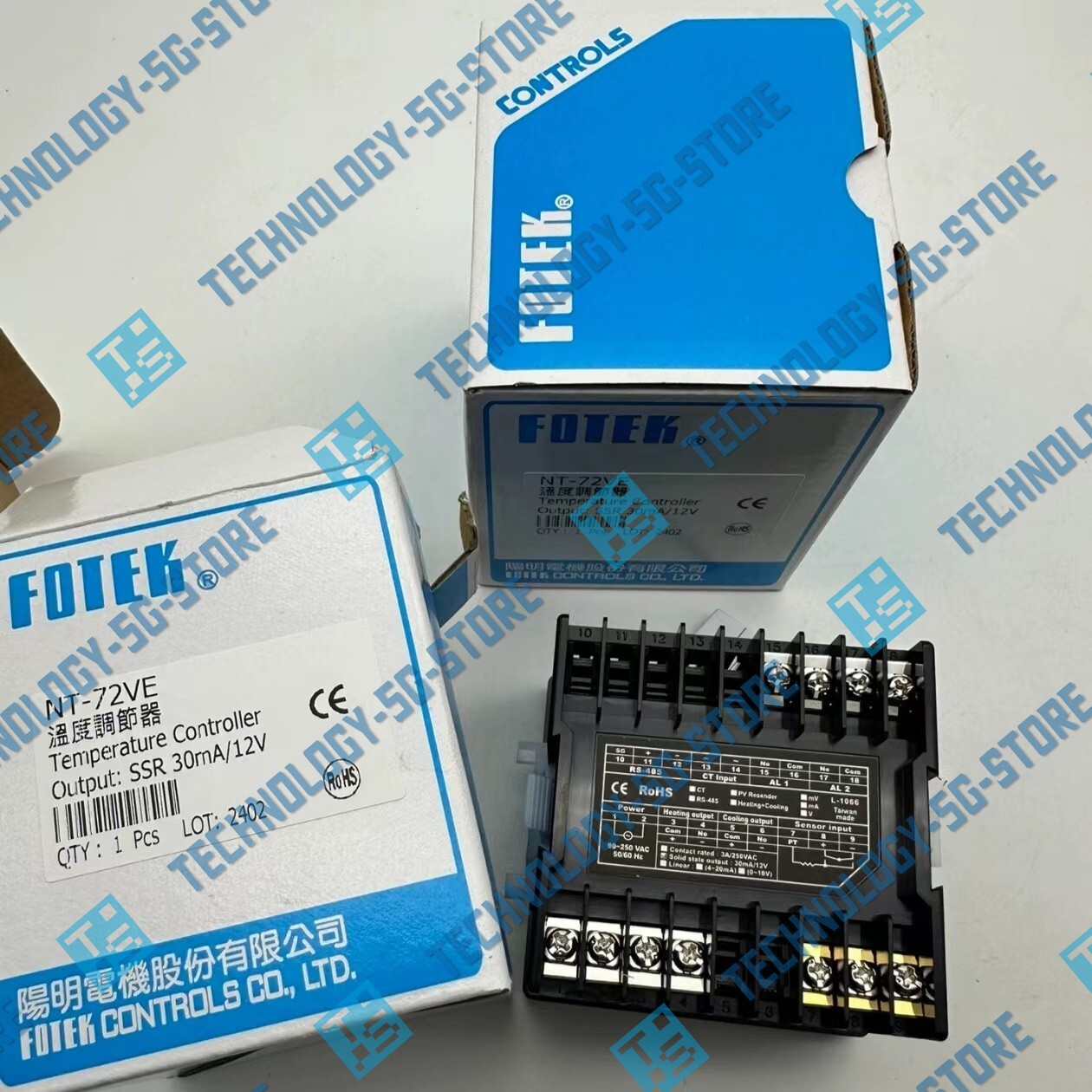 New Fotek NT-72VE Temperature Controller
