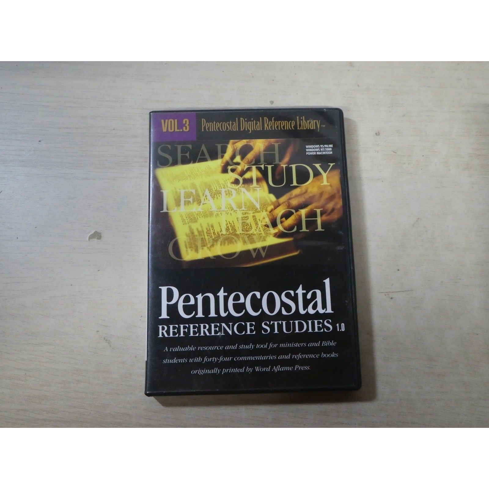 Pentecostal Reference Studies 1.0 Vol 3 Digital Reference Library CD-ROM PC Mac