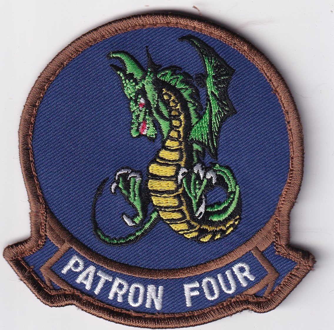 Patrol Squadron 4 PATRON FOUR dragon patch US Navy Aviation USN
