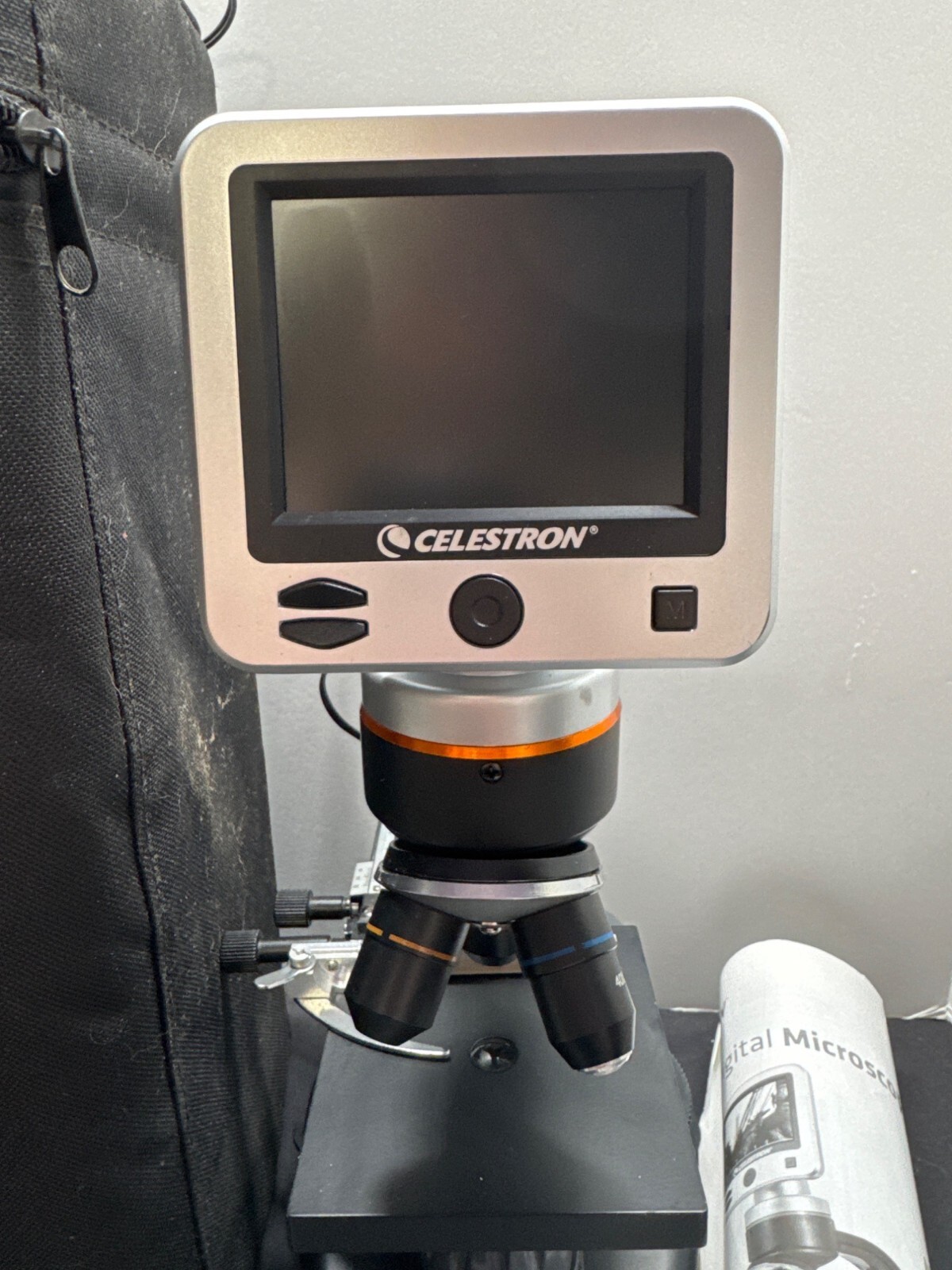 Celestron PARTS LCD Digital Microscope II Model #44341 W/ Slide Prep Kit & Carry