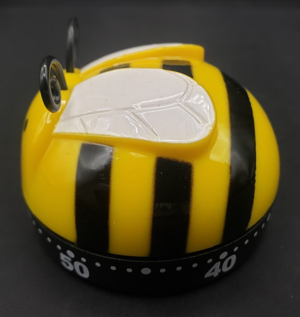Avon Busy Little Bee Kitchen Timer Bumble Insect 2013 60 Minute Timer NOS