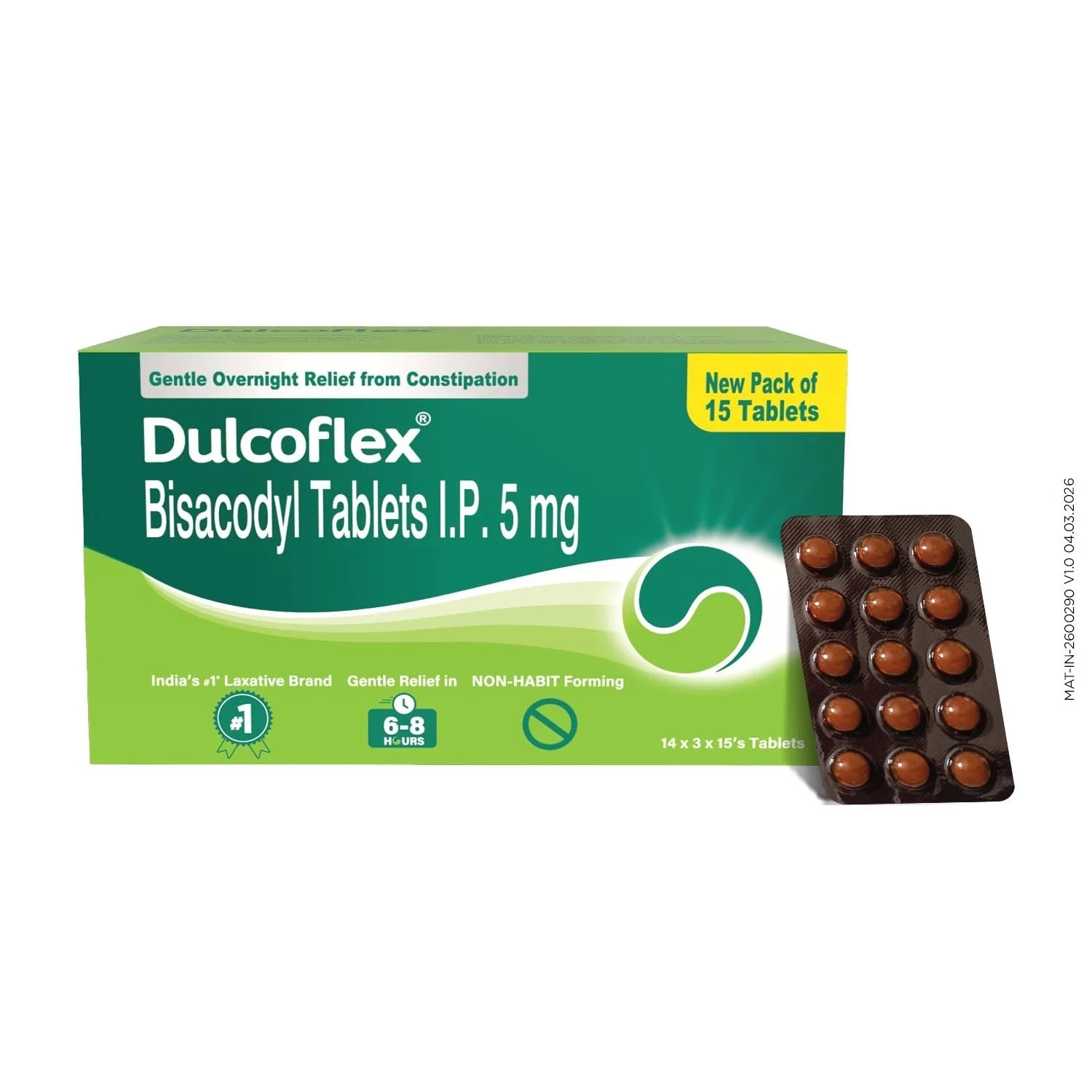 Dulcolax Dulcoflex Constipation Relief Laxative 300 Tablets