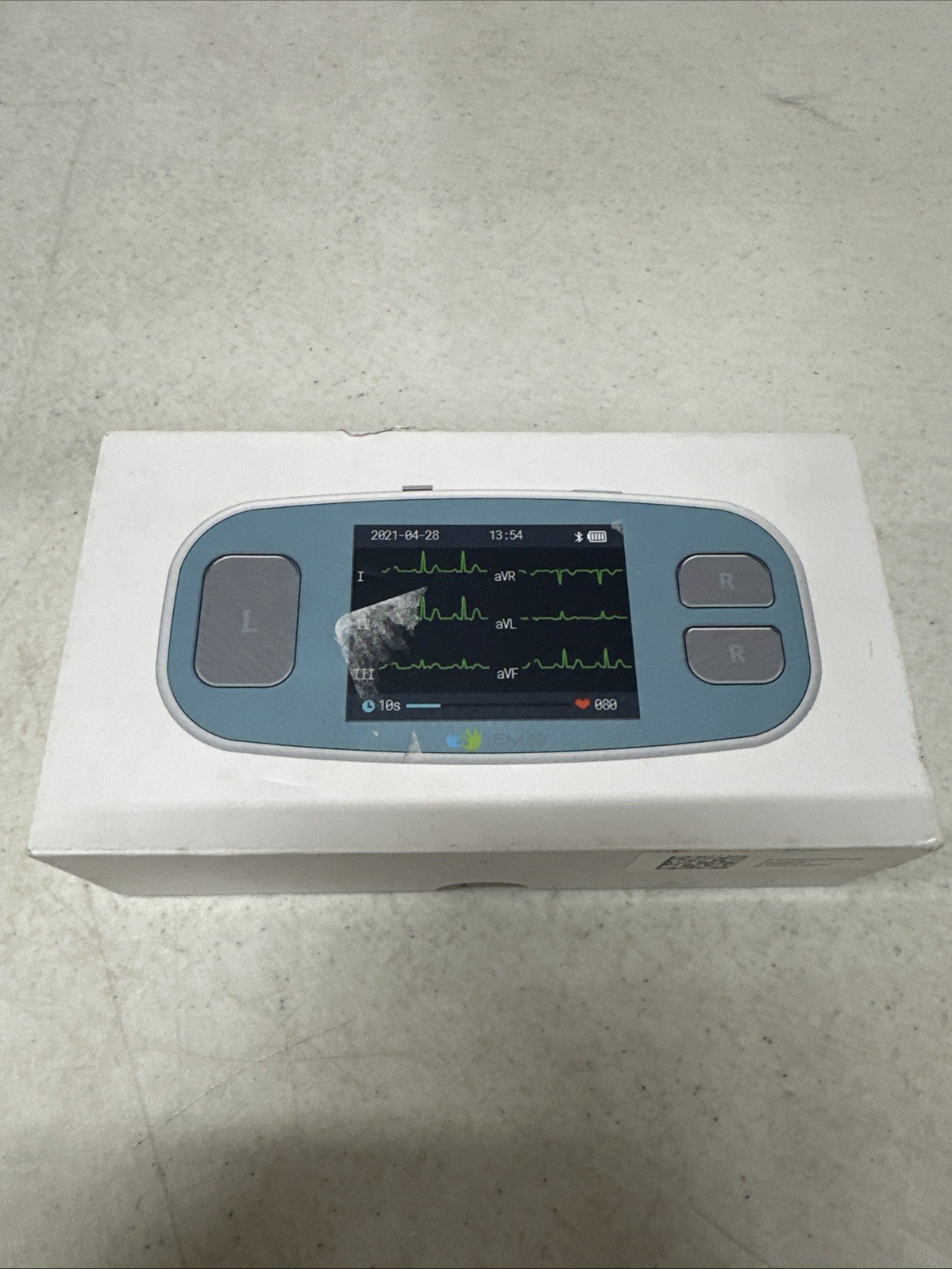 EMAY EMG-6L Portable ECG EKG Monitor 6 Leads Heartbeat Smartphone PC NOB