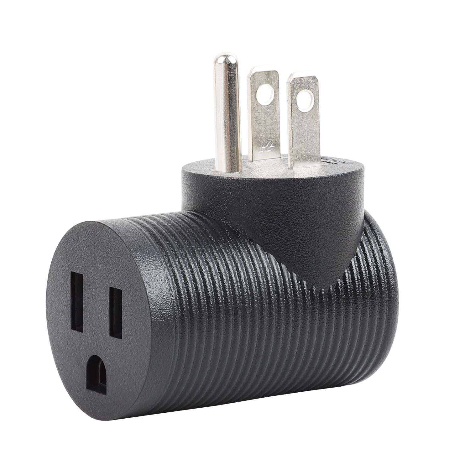 Nema 515r To 515p Right Angle Power Adaptor Right Angled Usa 3prong Malefemale A