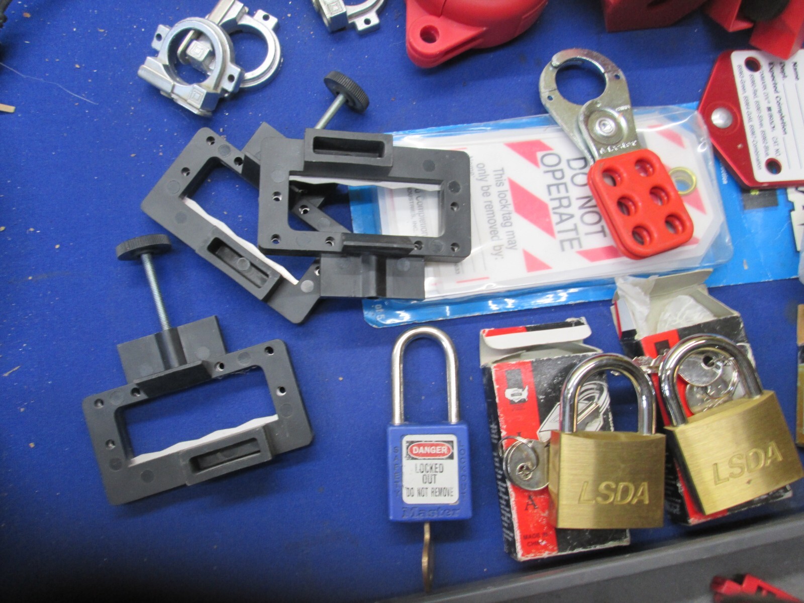 Lockout Tagout Padlocks Hasps assorted large lot