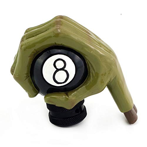 MT Gear Shifter Handle, Car Shift Stick Knob Devil Hand Griping Black Green