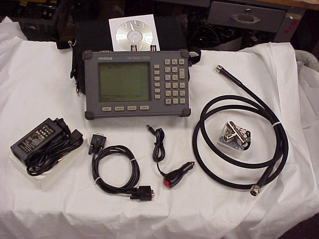 Anritsu SiteMaster S251B TwoPort Transmission Cable Antenna Analyzer BiasTee 10A