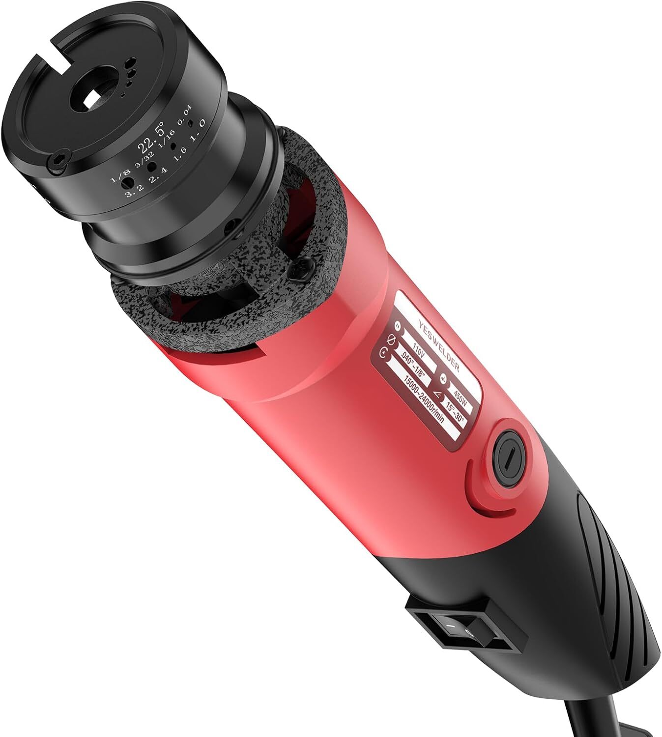 110V TIG Welding Rotary Tool With Flat Grinding Block Cut-Off Slot