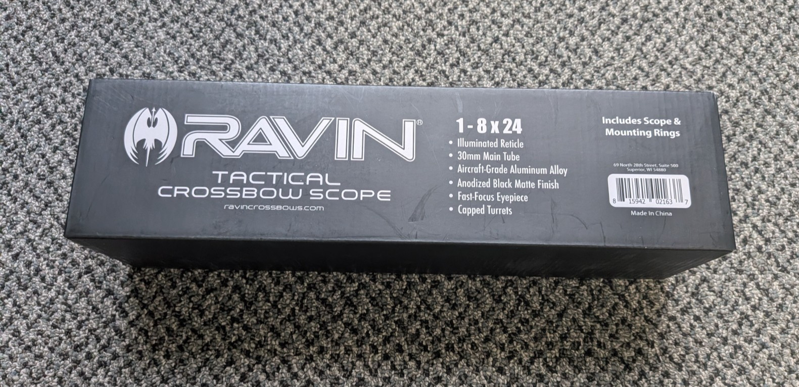 Ravin Tactical Crossbow Scope 1-8x24