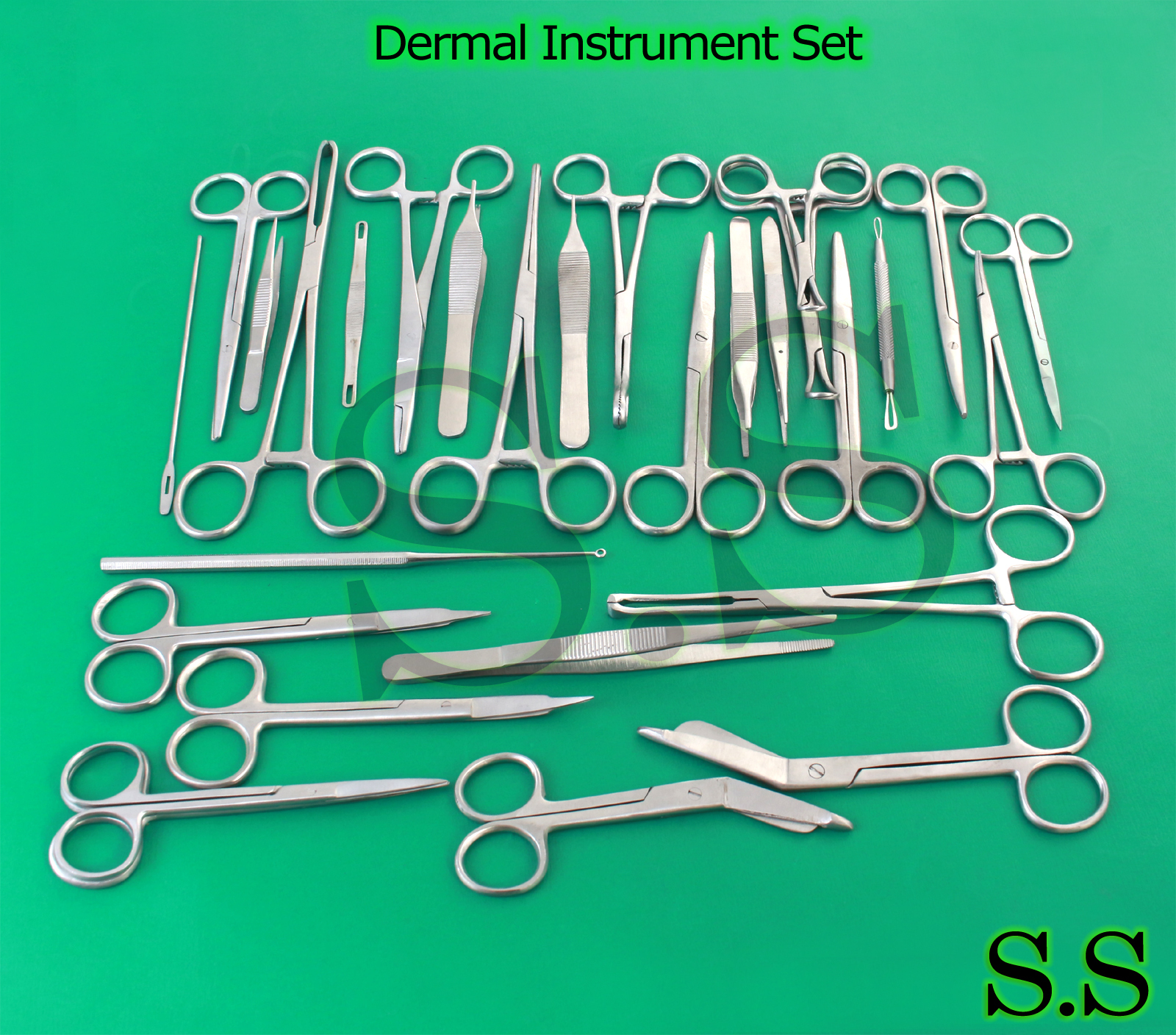 38 Pcs Basic Dermal Instrument Set DS-957