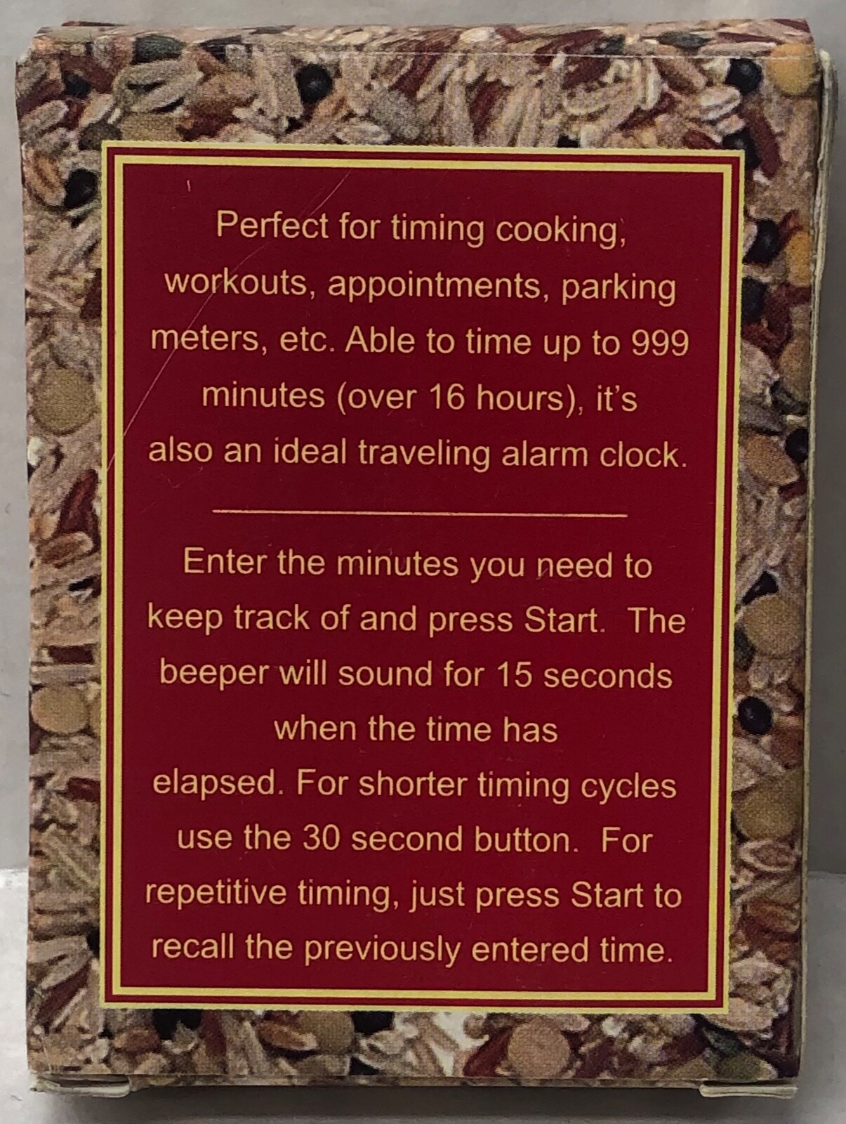 SooFoo is super good food timer Kitchen digital countdown Timer