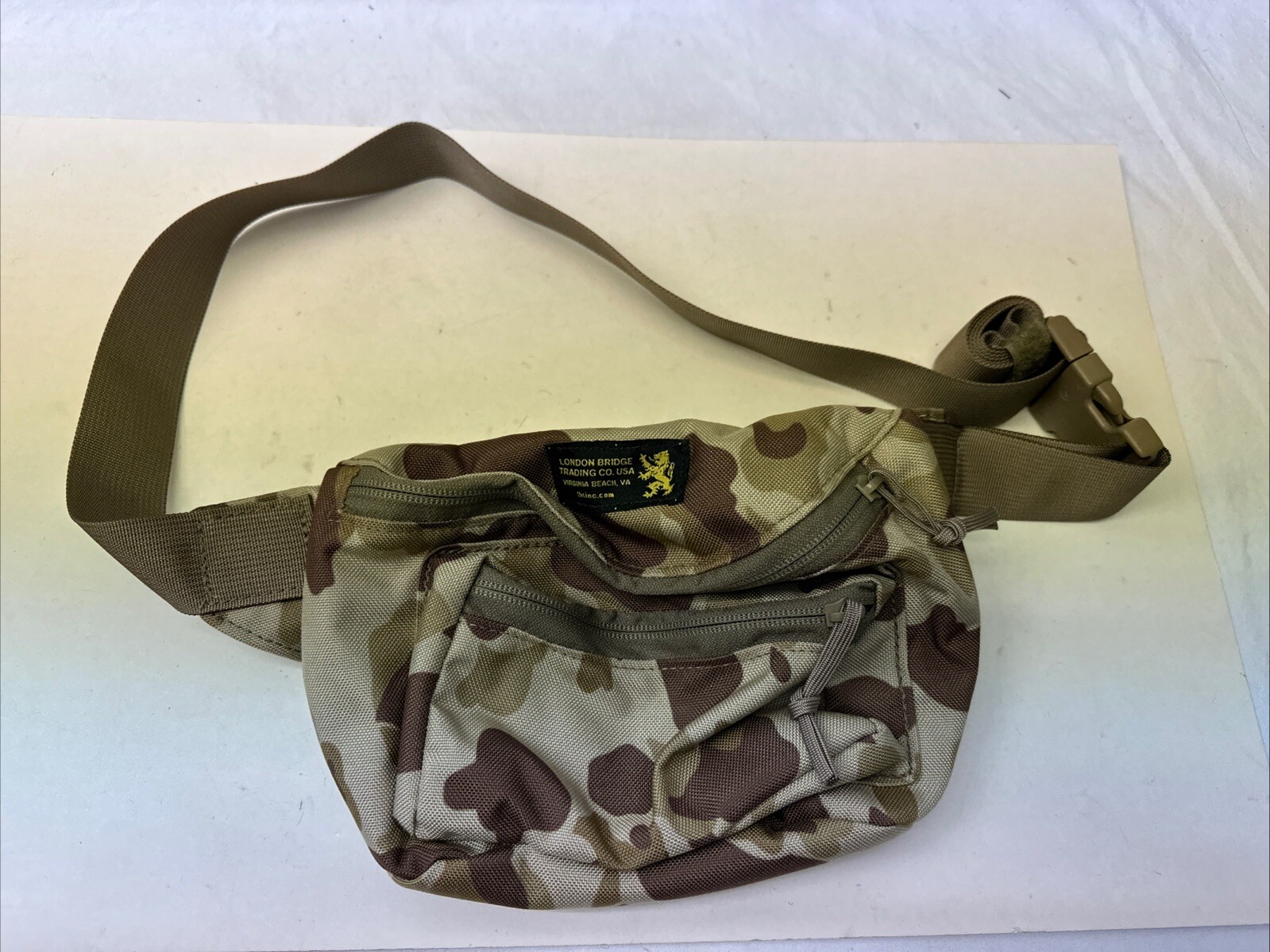 London Bridge Trading LBT-8027B Arid Frogskin Fanny Pack Concealed Carry