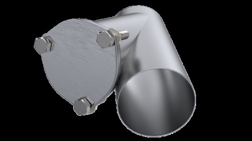 QTP 4in Weld-On QTEC Exhaust Y-Pipe