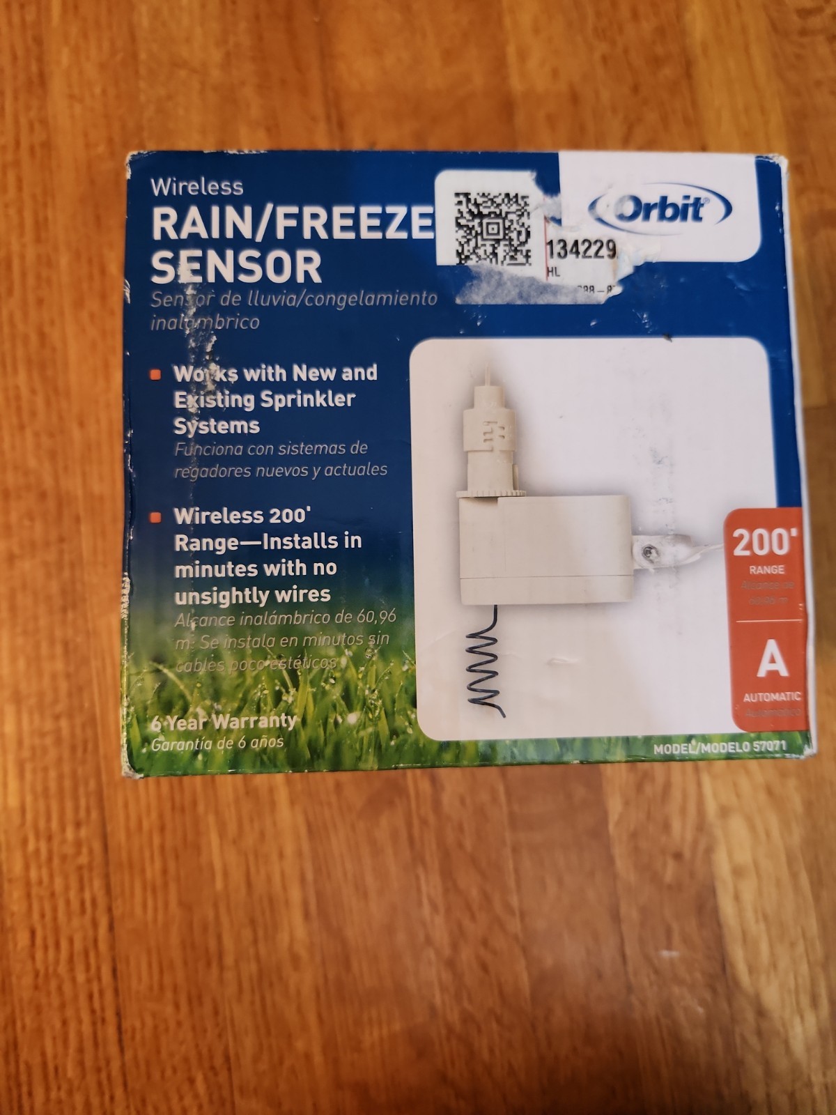New Orbit WaterMaster Wireless Rain Freeze Sensor Wireless 57071 NIB