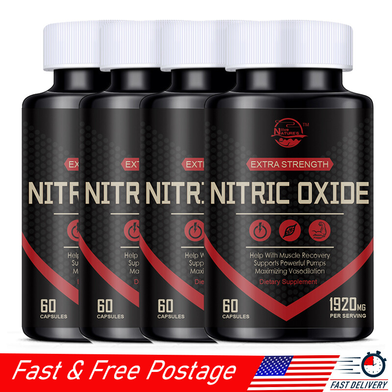L-Arginine L-Citrulline 60/120/240 Nitric Oxide, Testosterone Booster,ED Support