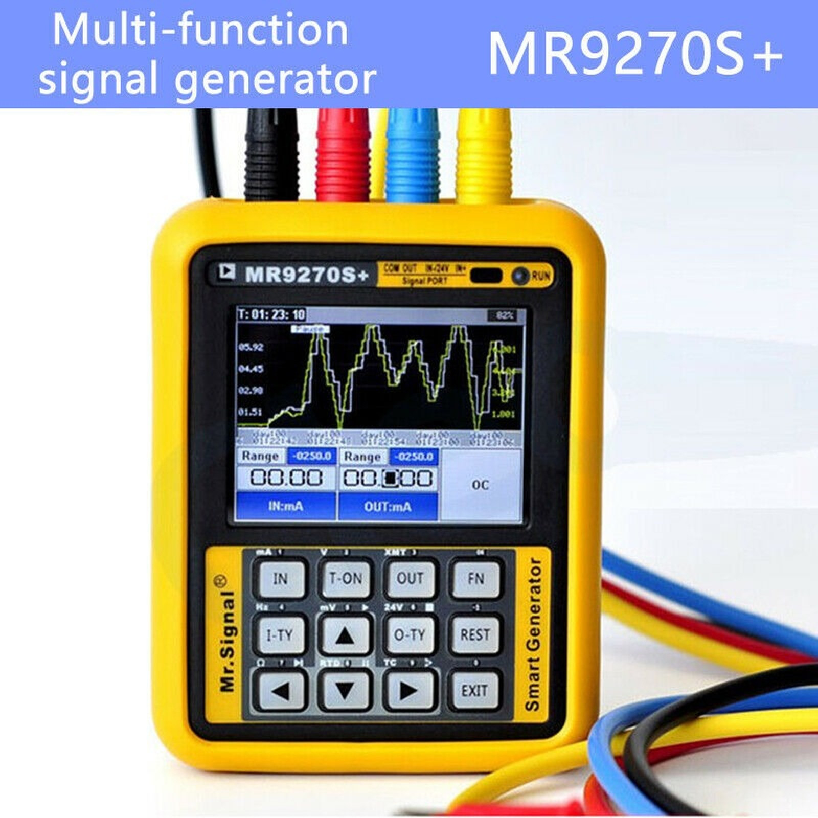 MR9270S+ Hart 4-20mA Signal Generator Calibration Current Voltage Thermocouple
