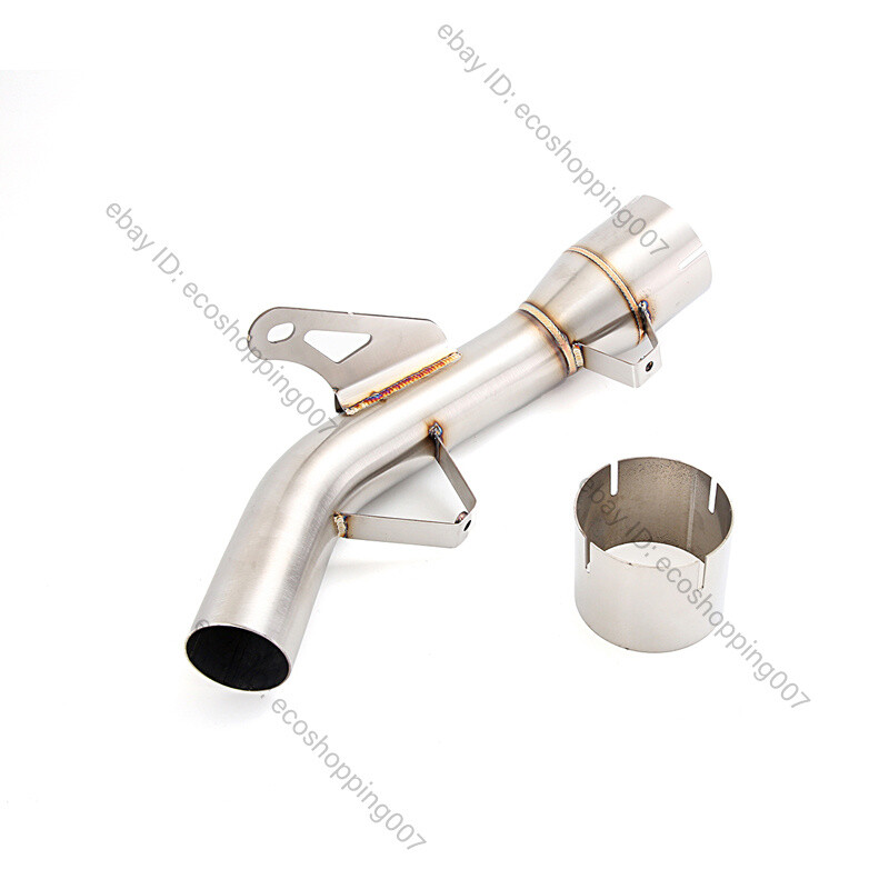 For Kawasaki Z900 2017-2022 Mid Exhaust Mid Link Pipe Stock Muffler Stainless