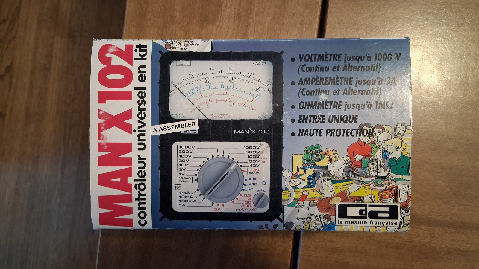 Man'x 102 Controller Universel Kit Multi-Meter - NOS, unbuilt, in box w/manual