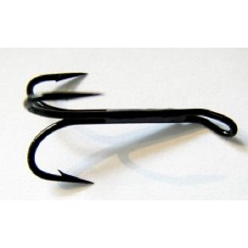 FLY TYING;10 x ESMOND DRURY SALMON / SEA TROUT BLACK COLOUR TREBLE HOOKS Size 12