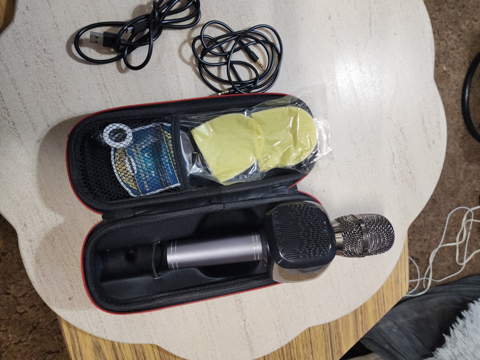 BONAOK WIRELESS BLUETOOTH 3 IN 1 KARAOKE MICROPHONE HANDHELD SPEAKER