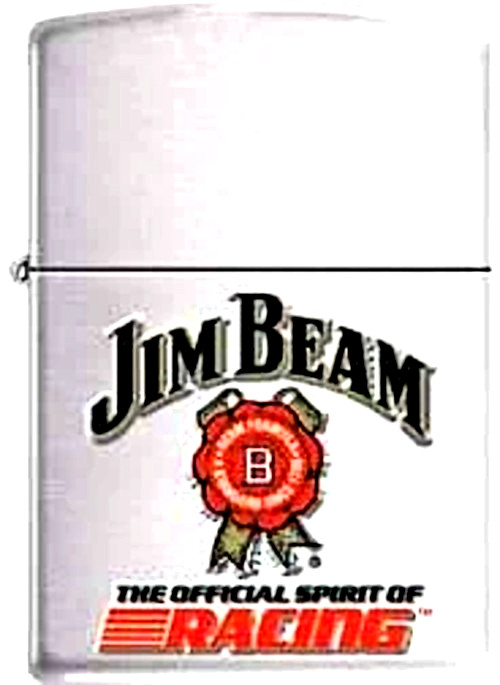 Jim Beam The Official Spirit Of Auto Racing Zippo Lighter