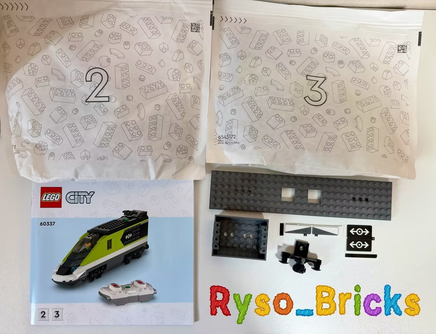 LEGO 60337 Express Passenger Train LOCOMOTIVE ONLY – Sealed Bags 2 & 3