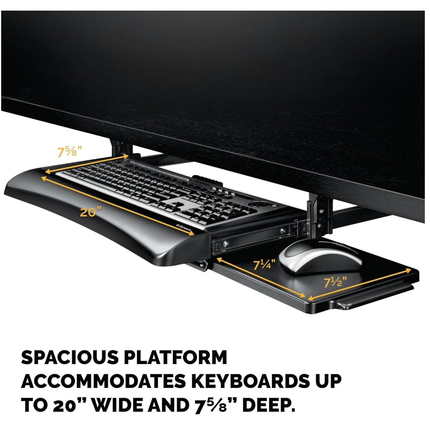 Ergonomic Underdesk Keyboard Drawer