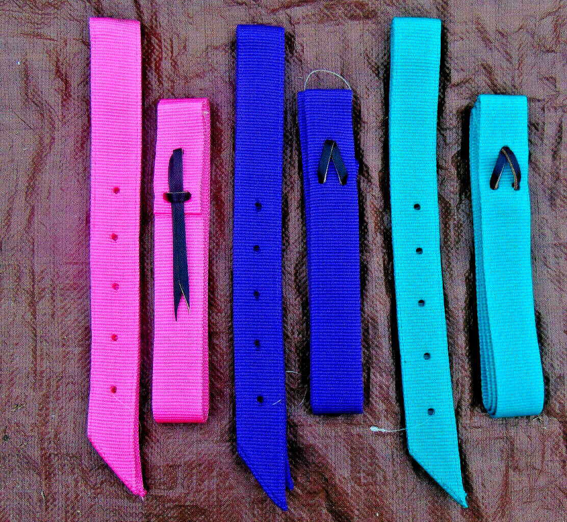 New Showman Nylon Off Billet & Tie Strap Set Western Saddle PONY Size 176023