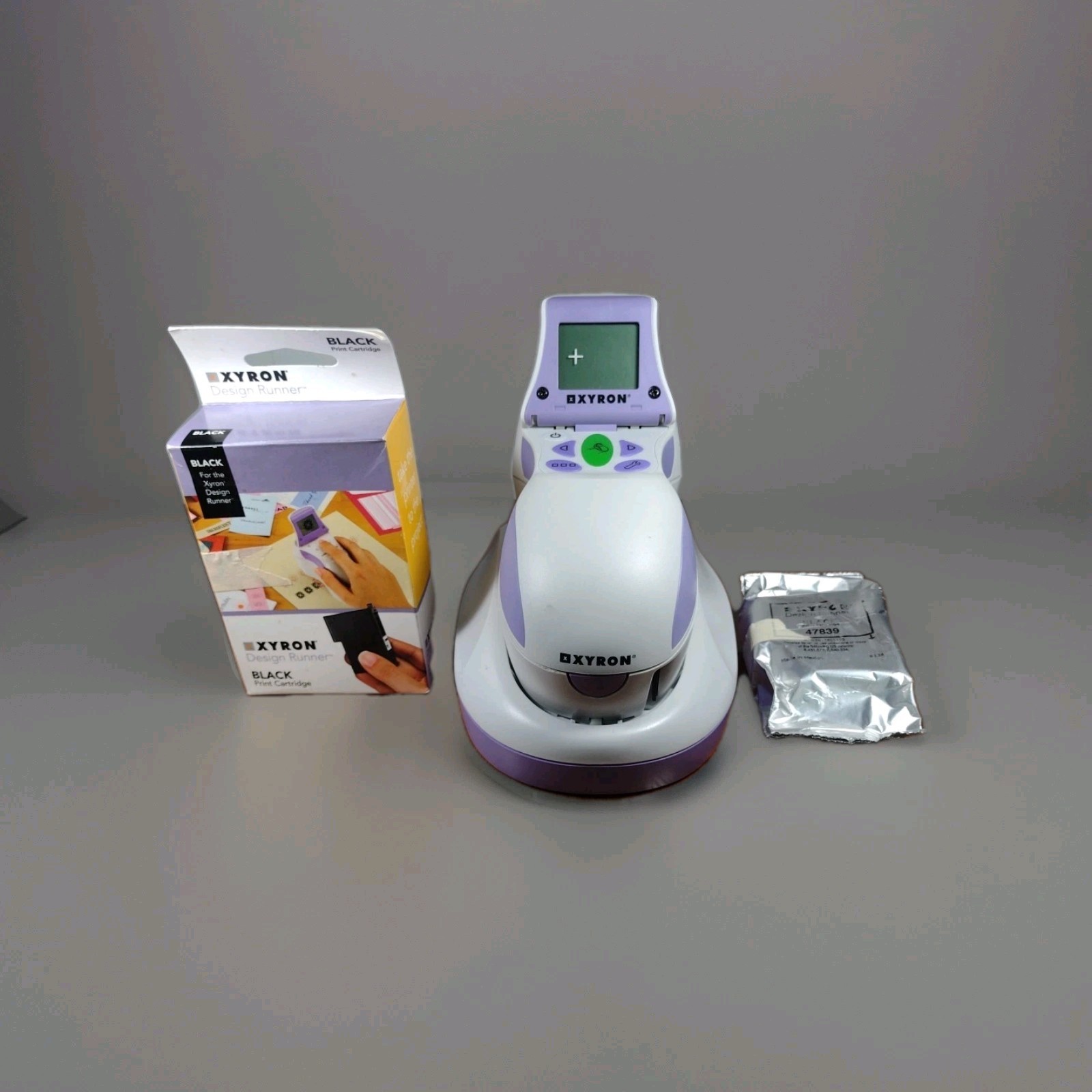 Xron 500 Create A Sticker Machine 5" Sticker Maker Bundle+ Two Sealed Cartridges