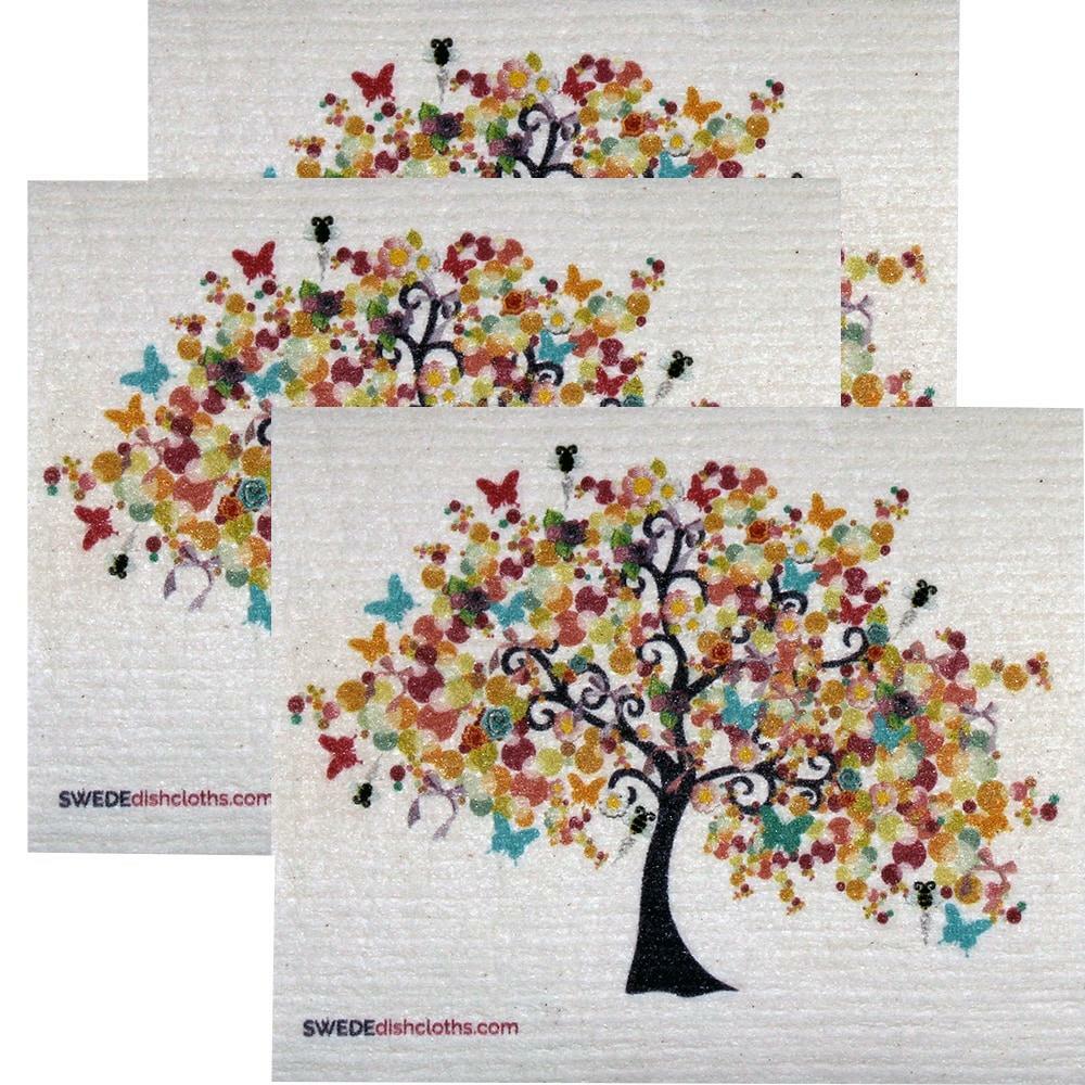 Swedish Dishcloth Set of 3 each Swedish Dishcloths SpringTree Design