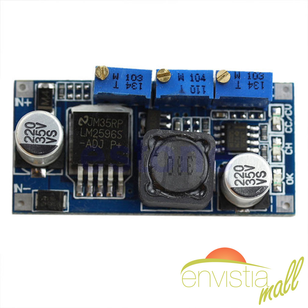 LM2596 LED Driver CC/CV 3A Step-down Adjustable DC-DC Power Regulator Module