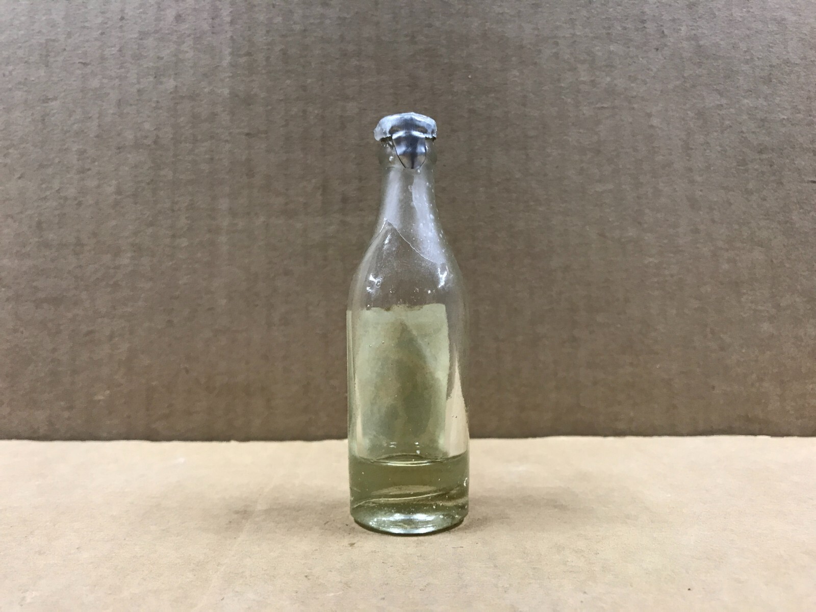 Vintage Ouzo Empty Mini Bottle