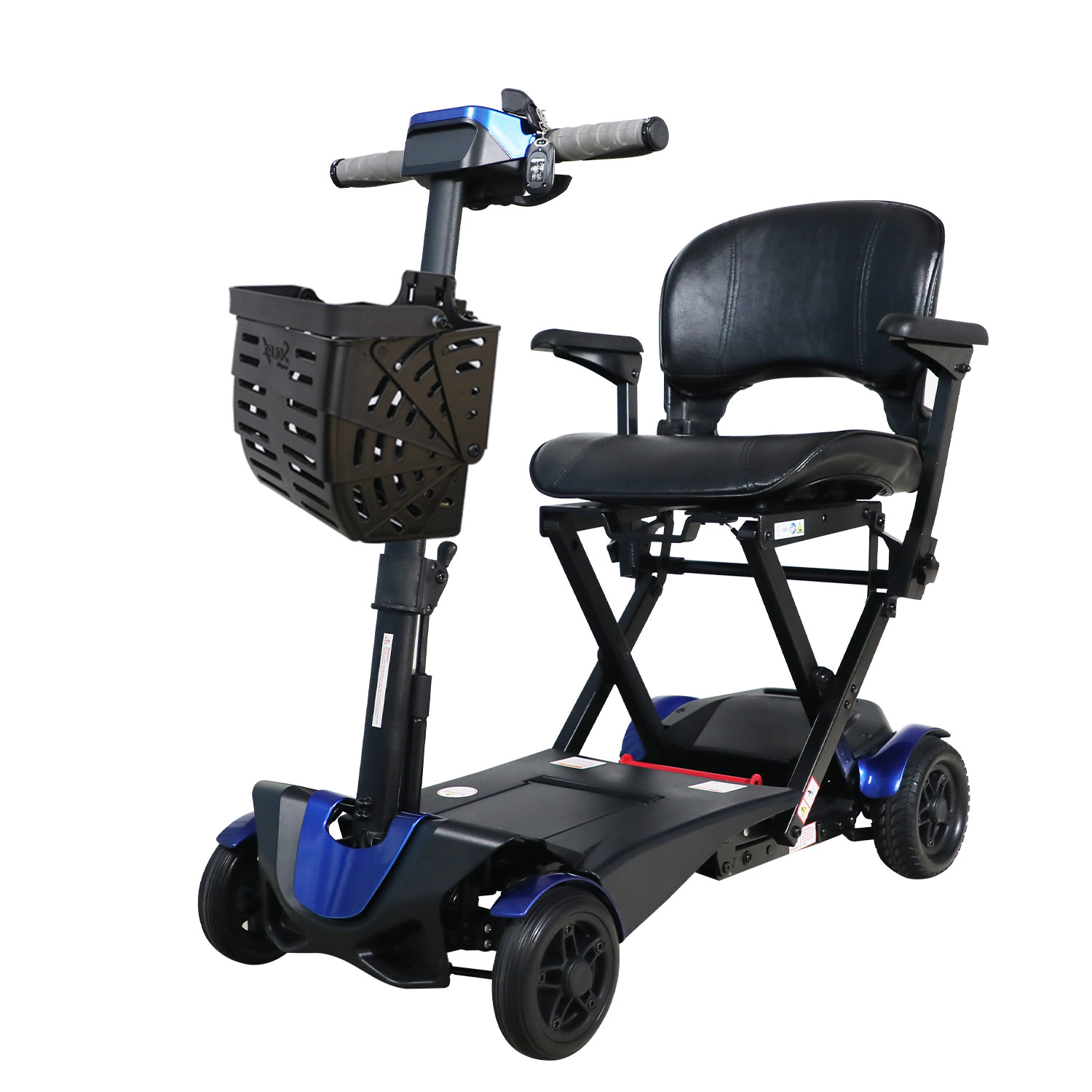 Electric Foldable Travel Automatic Mobility Scooter Suspension remote control