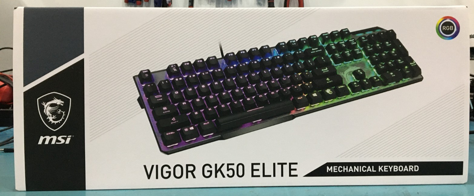 BRAND NEW WIRED MSI VIGOR GK50 ELITE KEYBOARD.