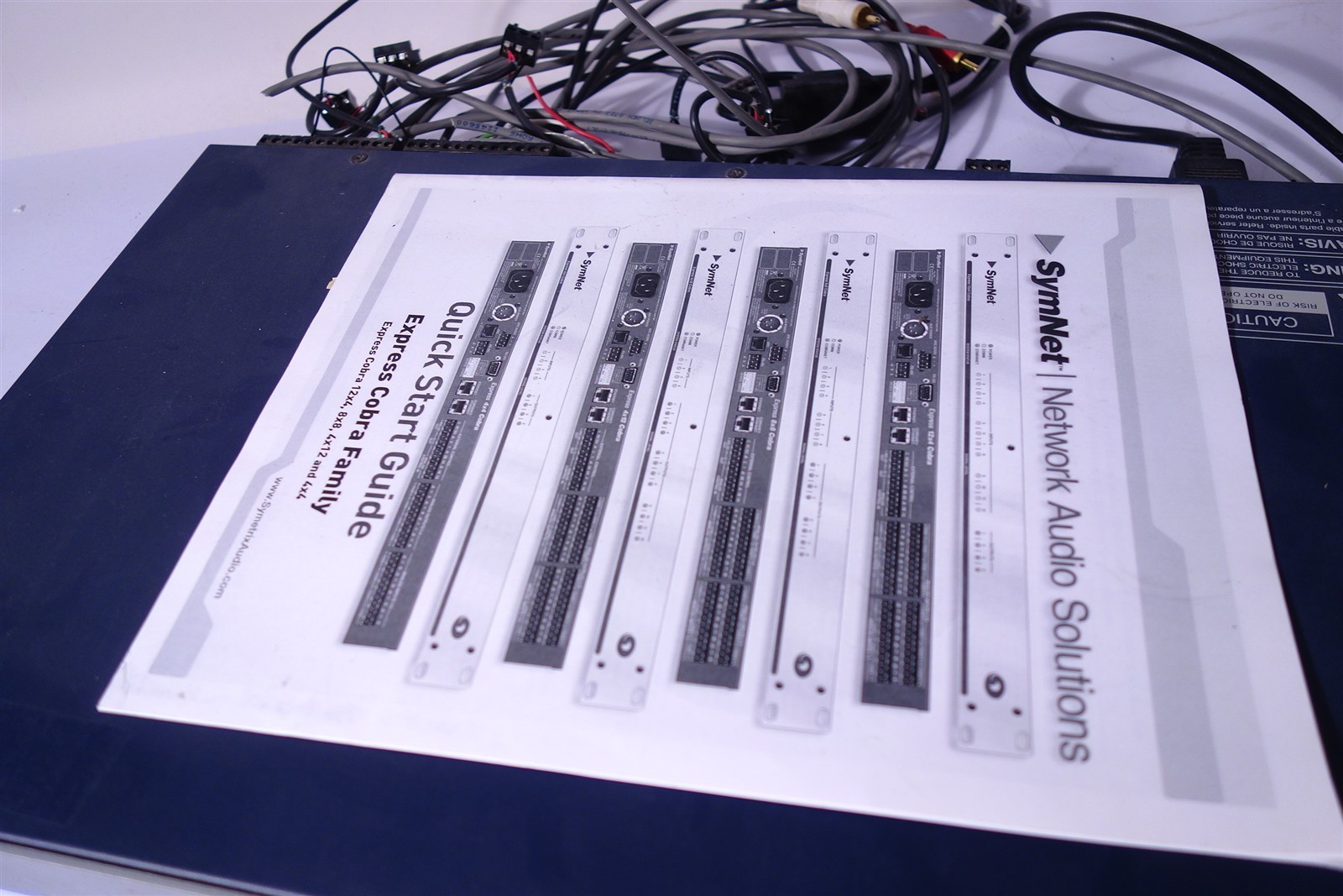 Symnet Express 12x4 4x12 Cobra with Accessories Manuals / Connectors