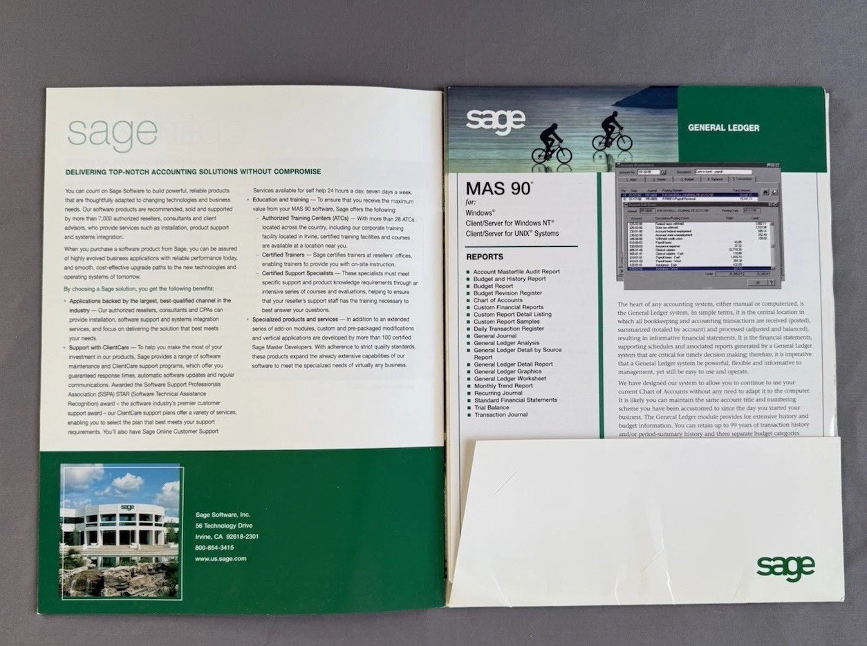Sage MAS90 (Windows), MAS200 (Client/Server & SQL Server) New Sealed. ? Key Code