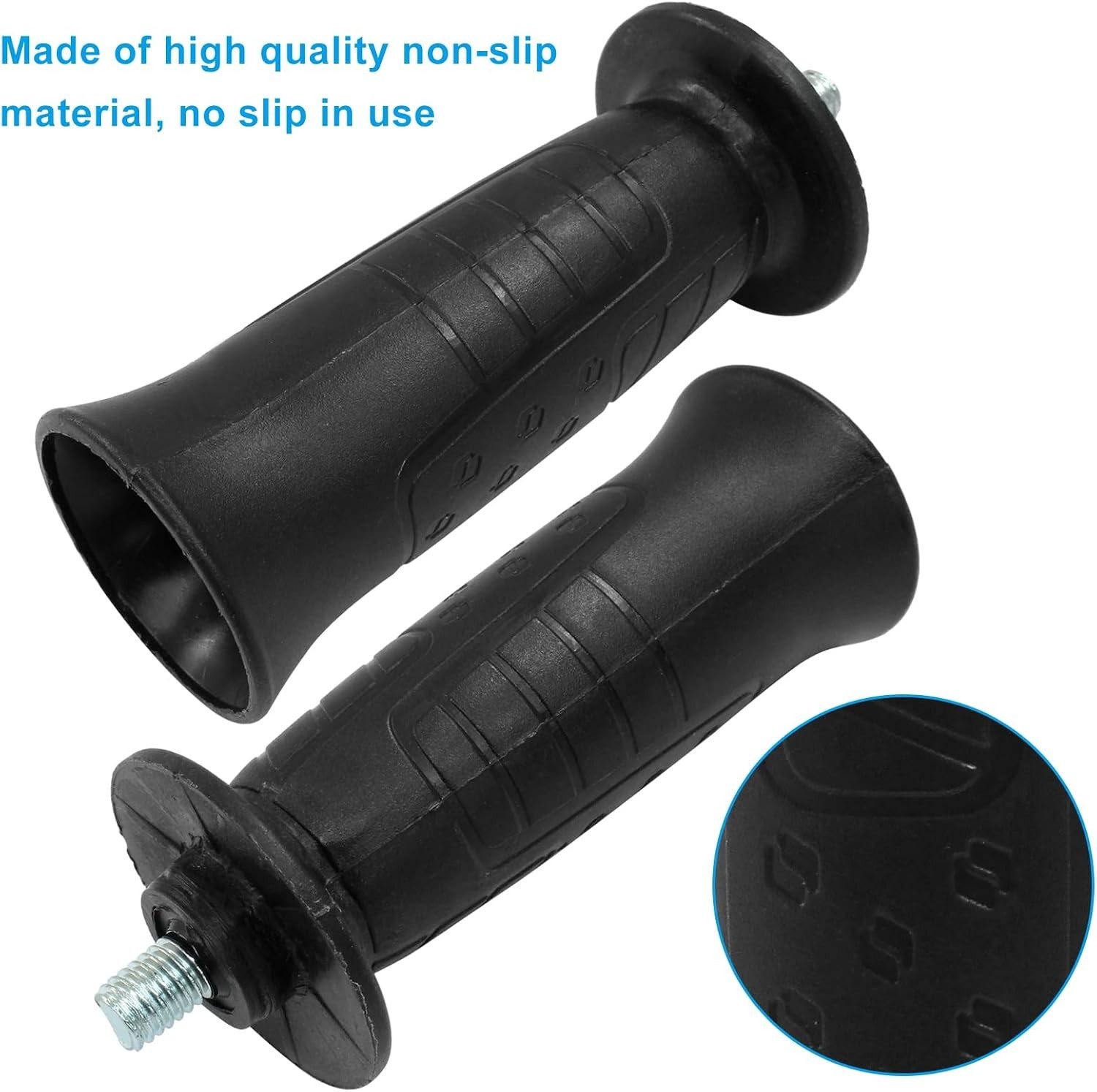 2PCS Replacement Side Handle, 8MM Thread | Plastic, Angle Grinder Handle, Wid...