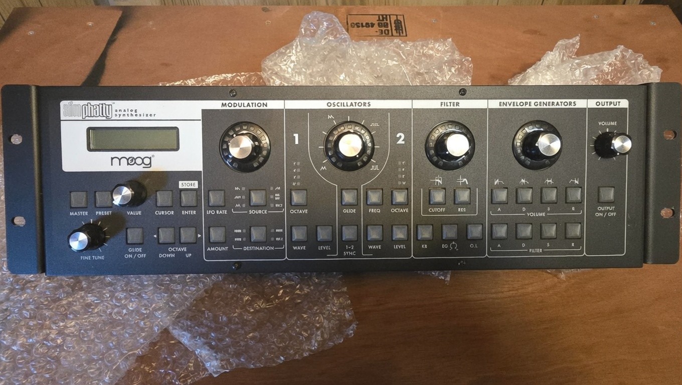 Moog Slim Phatty 2010 black Analog Mono Synthesiser