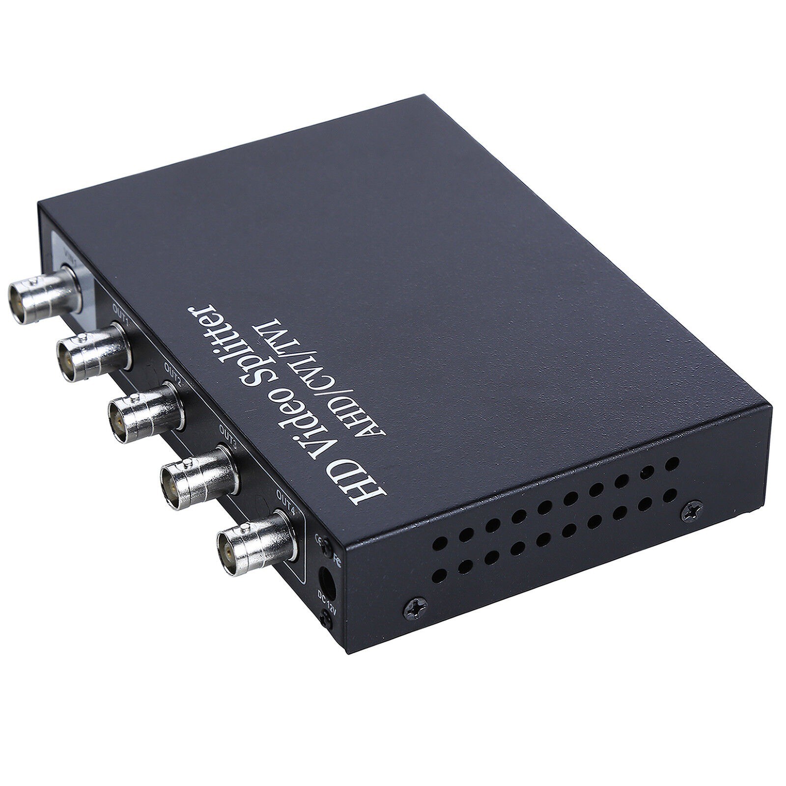BNC HD 1 Input 4 Output Video Splitter AHD CVI TVI Amplifier Distributor DC12V