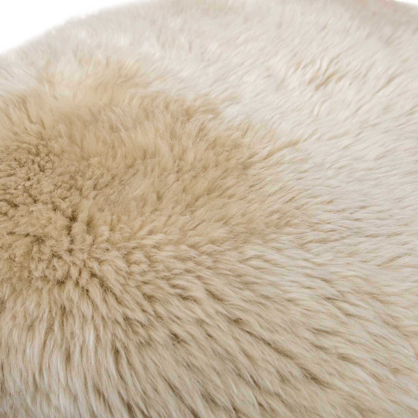 Arden 19.5" Genuine Sheepskin Fur Split Back Dining Chair Natural Blonde