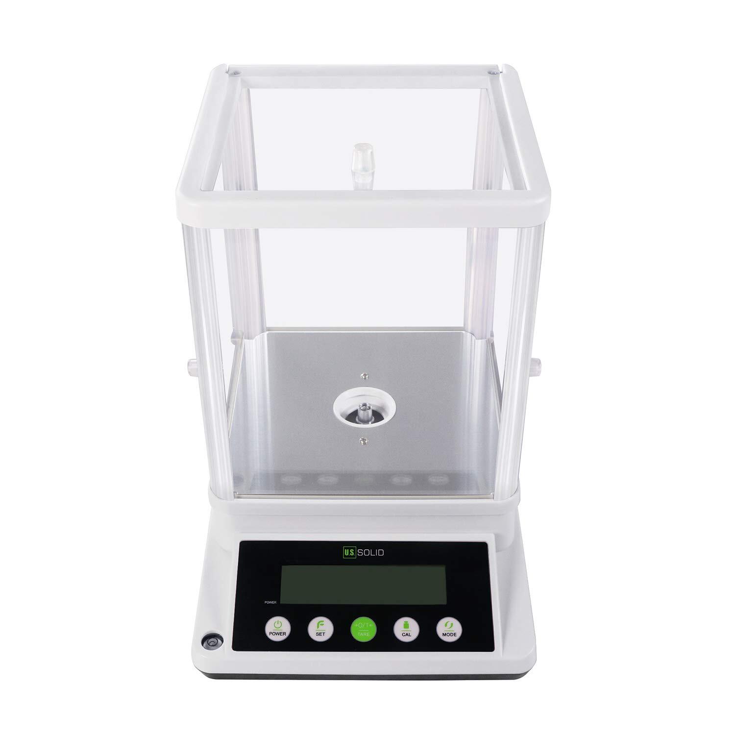U.S. Solid 0.001g Precision Balance 210gx1mg Digital Electronic Analytical Scale