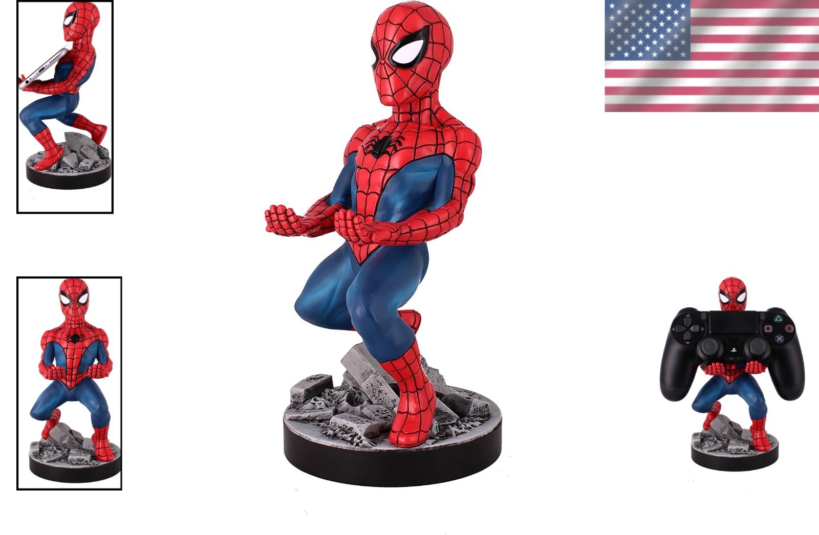 Official Marvel Spider-Man 8-Inch Controller Holder - Perfect for Gaming Spaces