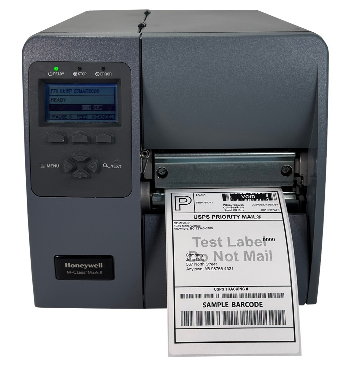 Honeywell M-4206 Mark II Thermal Transfer Label Printer USB LAN FAST SHIPPING