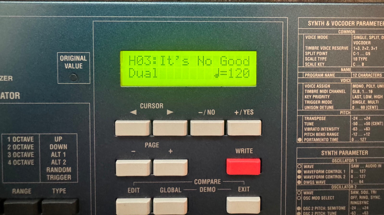 KORG MS2000 Virtual Analog Modeling Synthesizer with Original Power Supply