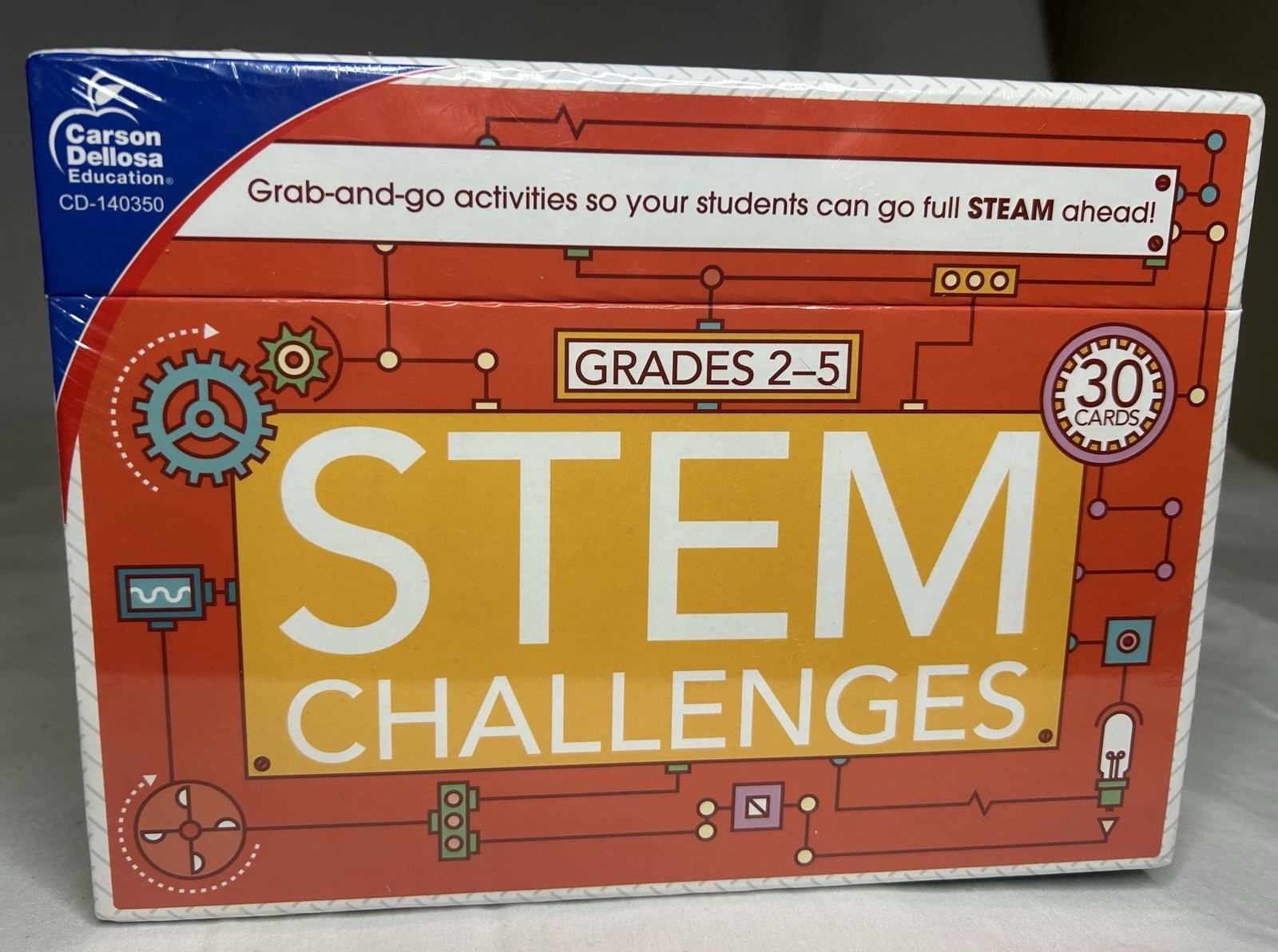 Stem Challenges Learning Card Game Grade 2-5 Homeschool Mobile Learning Fun NEW