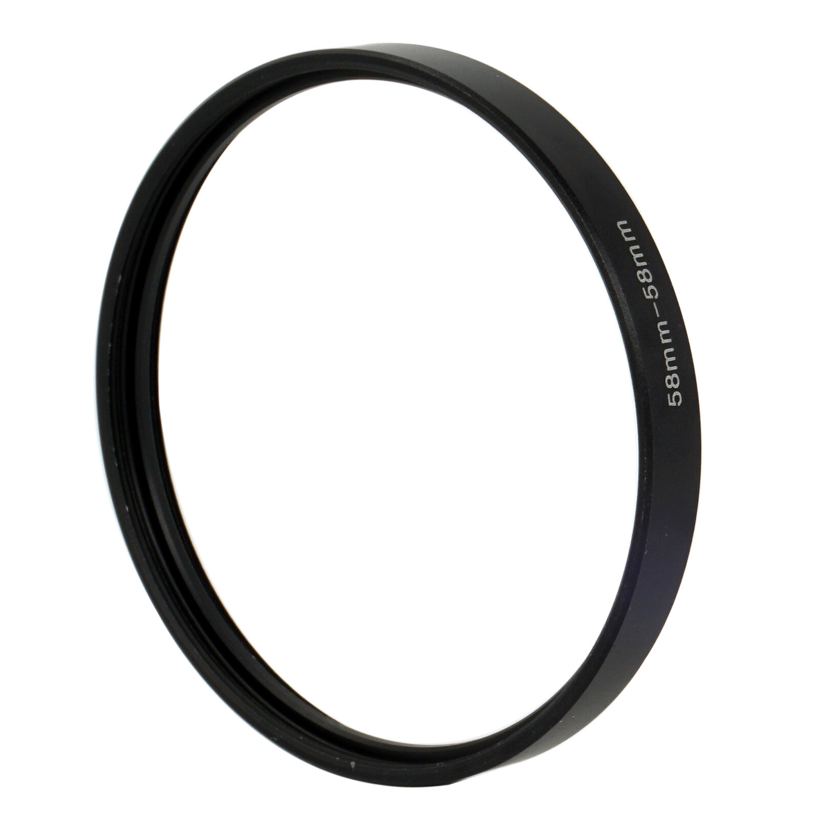 58-58 58mm-58mm Female to Female Double Inner Thread Lens Coupling Ring Adapter