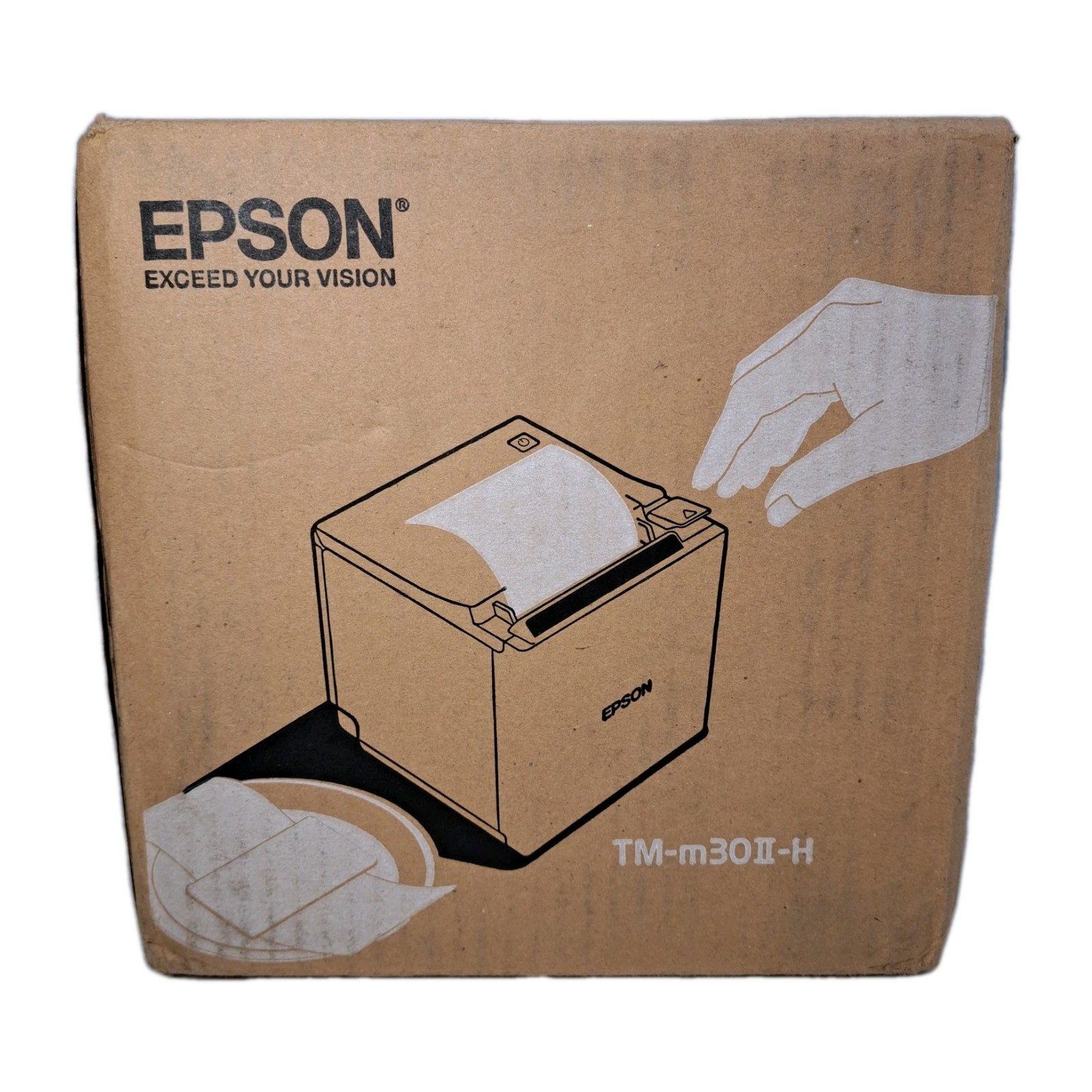 Epson TM-M30II-H M362C POS Thermal Receipt Printer Ethernet/USB [Tested]
