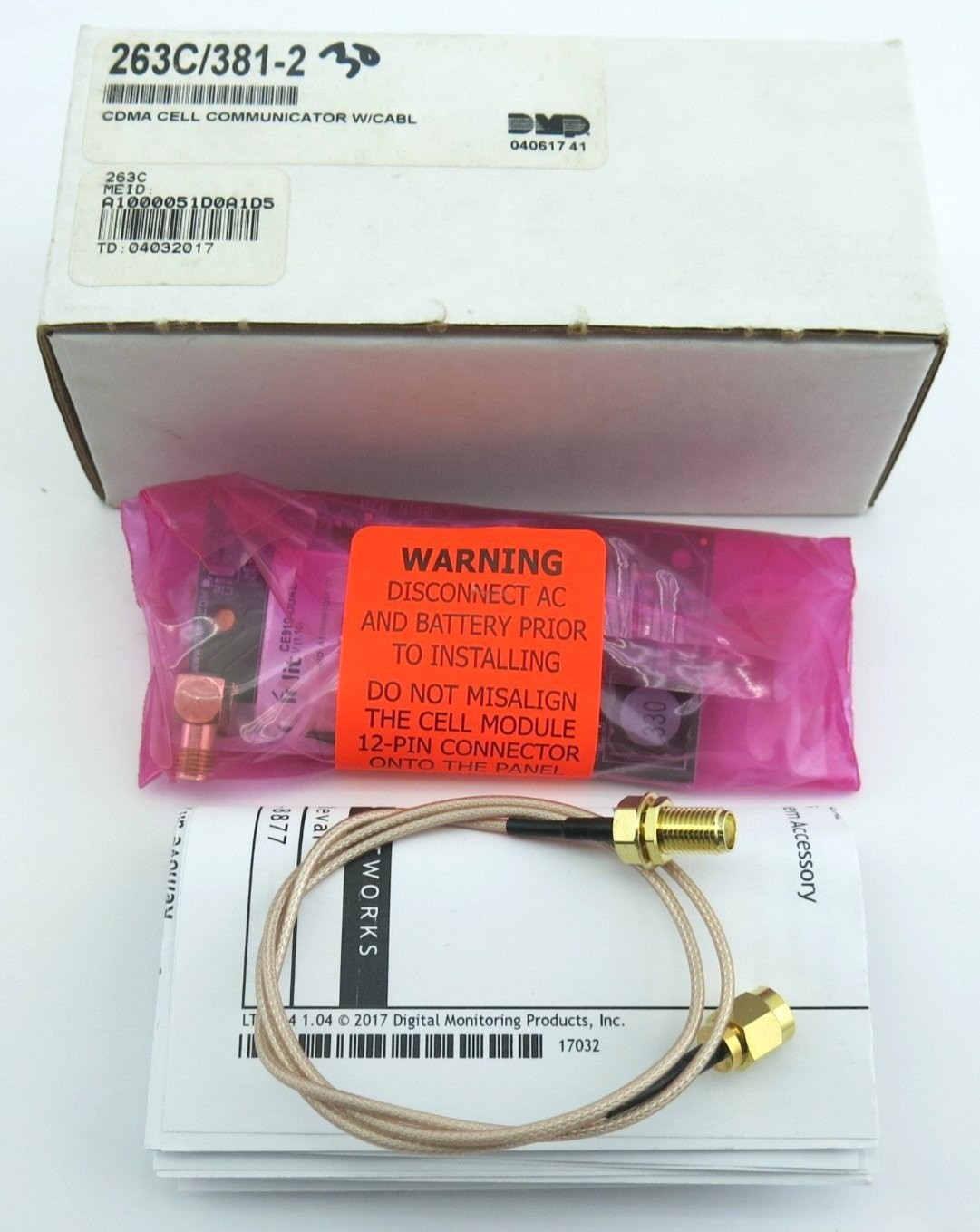 New DMP 263C / 381-2 CDMA Cellular Communicator - New - FREE SHIPPING